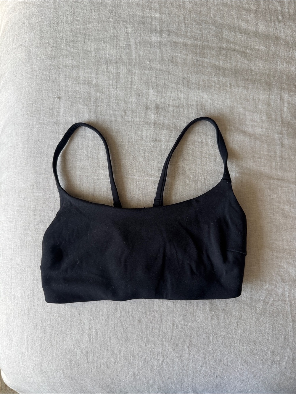 Lululemon Wunder Train Strappy Racer Bra - Black, Size 2